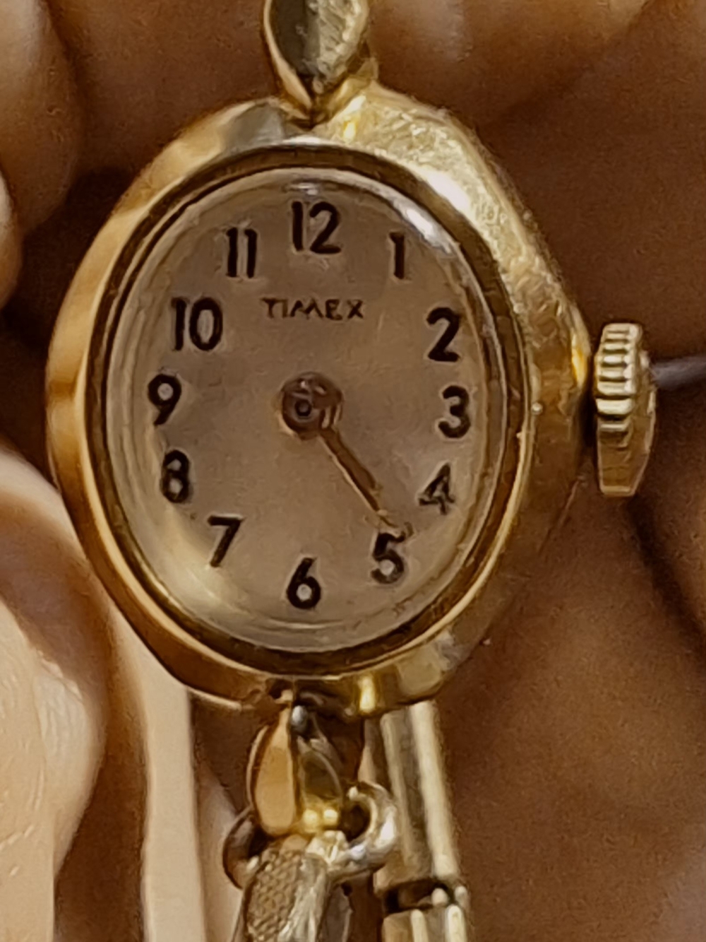 Vintage Timex Mechanical Cocktail Watch, 1/20th 10k G.F. Watchband, RUNS GREAT!